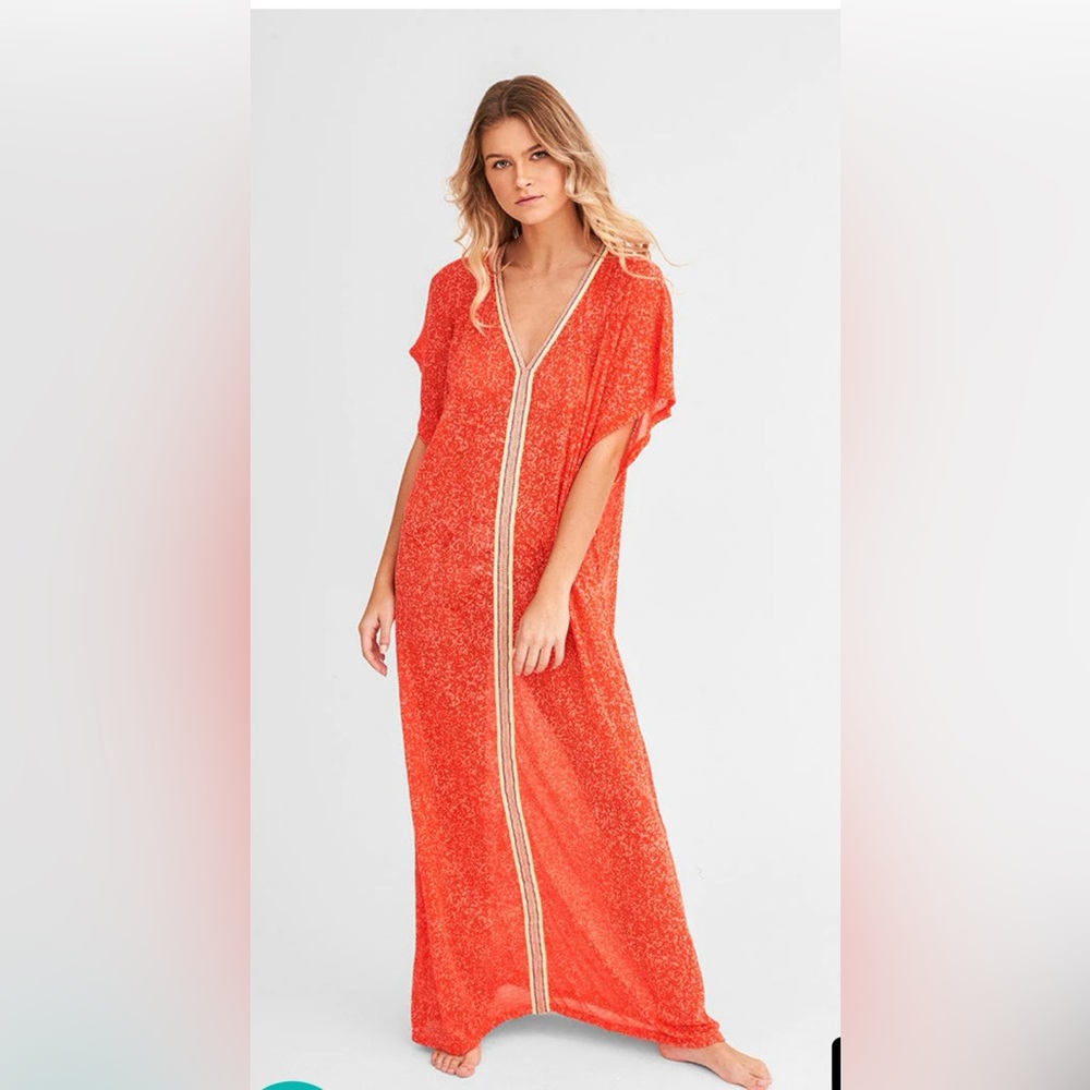 Pitusa Inca Abaya - Strawberry Petite